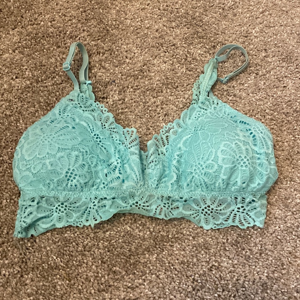 Lace Turquoise Bralette